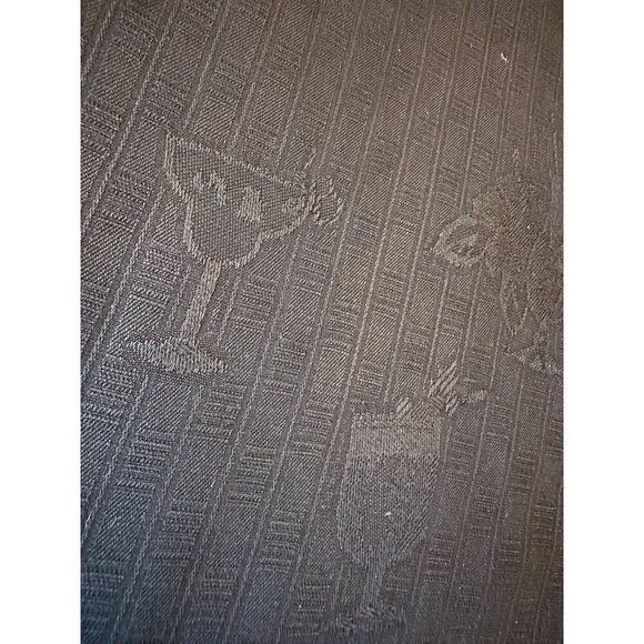 Tommy Bahama Silk Camp Shirt Drinks Well with Others Embroidered Graphic 1XLB - Picture 5 of 7